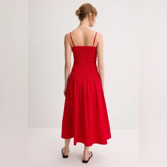 Madewell poplin Smocked Bodice Dress - Picture 7 of 11